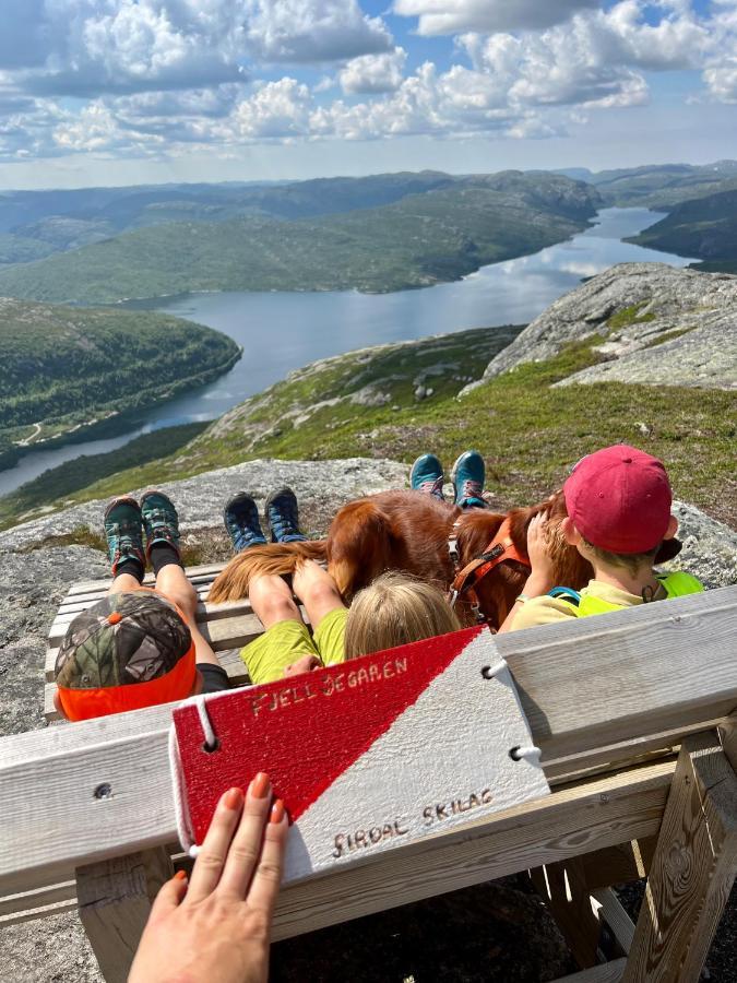 Flott Leilighet Pa Haugen I Sirdal Tjorhom Luaran gambar