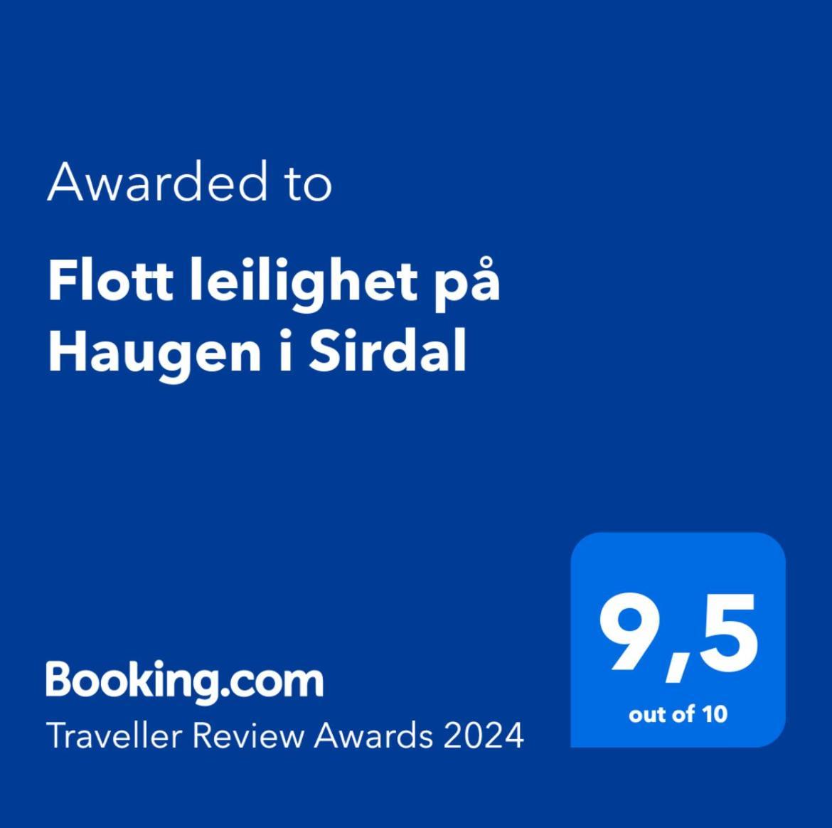 Flott Leilighet Pa Haugen I Sirdal Tjorhom Luaran gambar