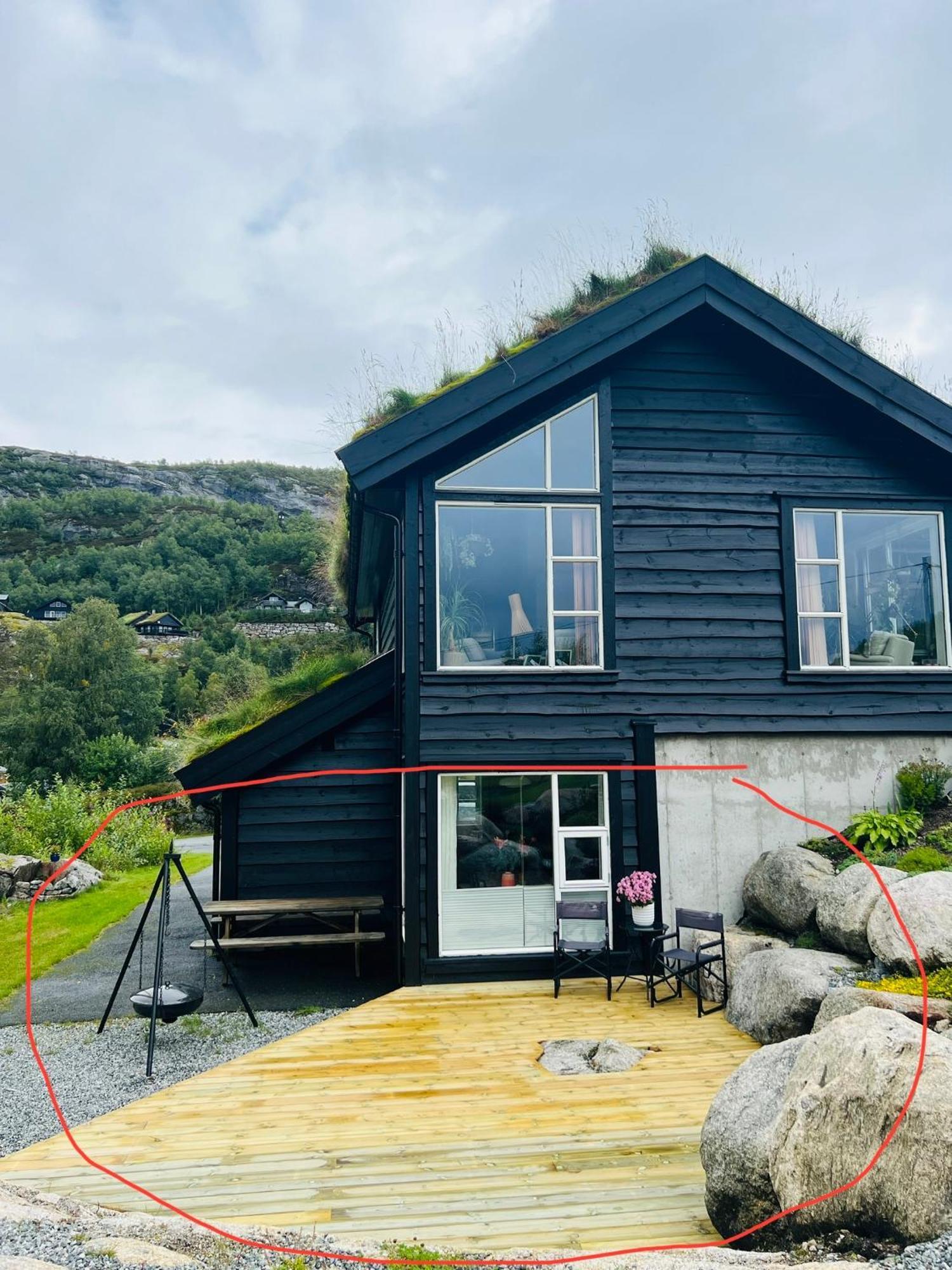 Flott Leilighet Pa Haugen I Sirdal Tjorhom Luaran gambar